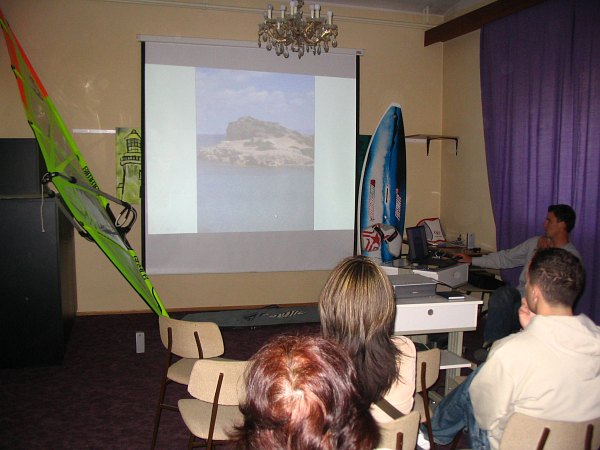 Windsurfing ob obalah Krete, Sardinije in Sicilije - Gaber orn, 8.6.2006